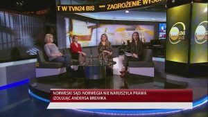 Monika Dreger w telewizji TVN24 BIS