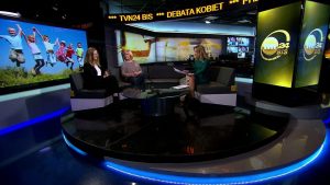 Monika Dreger w programie "Debata Kobiet" w TVN24 BIS